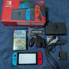 任天堂Switchのセットとどうぶつの森カセット付き