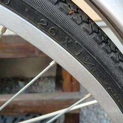 【決まりました】自転車　エネループバイク　26インチ　高性能ライト付きの画像