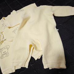 赤ちゃん服2枚セット59cm　秋冬　ほぼ新品!!の画像