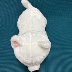 タグ付きサモエドの子犬ぬいぐるみXLプレミアム(鼻先から指先約50cm)の画像