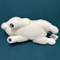 タグ付きサモエドの子犬ぬいぐるみXLプレミアム(鼻先から指先約50cm)の画像