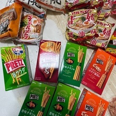 インスタントラーメン かつおぶし お菓子の画像