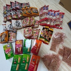 インスタントラーメン かつおぶし お菓子の画像