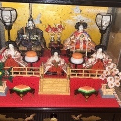 オルゴール付き雛人形の画像