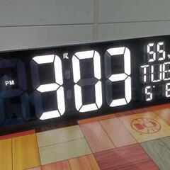 ニトリ 電波時計 LED 掛け置き 兼用時計 ダイオ 8172691