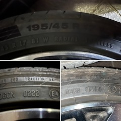 ZC33S スズキ スイフトスポーツ 純正タイヤホイール 4本セットの画像