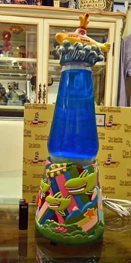 ●ビートルズ イエローサブマリン ラバ ランプ　ビンテージ品●Beatles Yellow Submarine LAVA LAMP●ヴィンテージ　相模原　ライト●