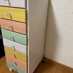 収納棚　収納　カラフル　オシャレ　木製の画像
