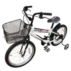 子ども用自転車 ホワイト 自転車 補助輪 18インチ 札幌 東区