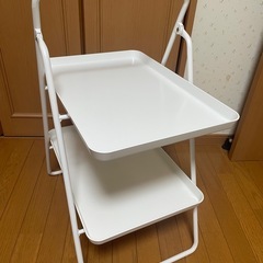 IKEA 収納　スタンド　ホワイトの画像