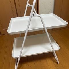 IKEA 収納　スタンド　ホワイトの画像