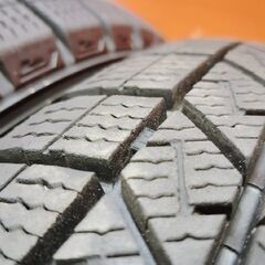 DUNLOP WINTER MAXX WM03 155/65R14 14インチ スタッドレス 4本 20～21年製 バリ溝 ミライース フレアワゴン モコ等　(KTF253)の画像