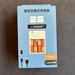 電池交換式充電器の画像
