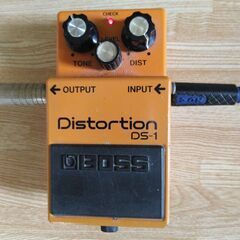 BOSS DS-1 ディストーション + ケイブル　ETC