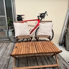 アウトドア　ダイニングセットの画像