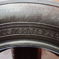YOKOHAMA BluEarth-ES ES32 145/80R13 13インチ 夏タイヤ 2本 23年製 バリ溝 N-BOX モコ フレアワゴン デイズ等　(KTH247)の画像