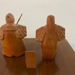 一位一刀彫　高砂人形の画像