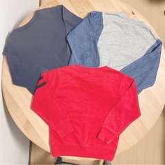 120cm　スウェット　3点まとめ売り　キッズ　男の子　ボーイズの画像