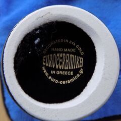 HAND MADE IN GREECE  ２４Ｋ ギリシャ製  陶器の画像