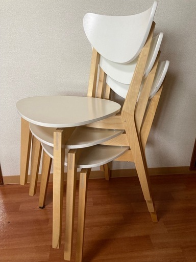 IKEA イケア 椅子 チェア4脚セット ノールドミーラ (なりママ