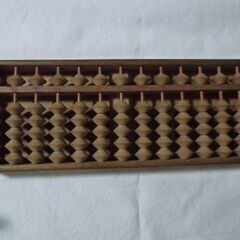 レトロ / 木製ソロバン 6つ珠