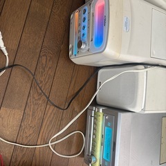 MD カセットCDコンポ2台の画像