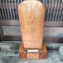 昭和レトロな鏡台　高さ約115cm 幅約55cm 奥行き約24cmの画像