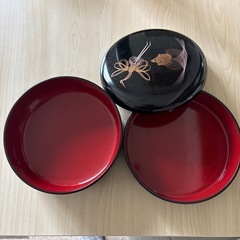 2段和菓子盆　未使用の画像