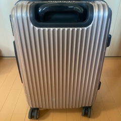 無料　機内持込可スーツケース(ブロンズカラー)