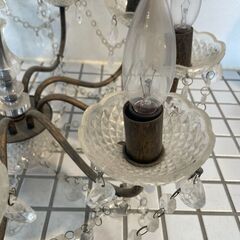 【引取日時限定】　無料　差し上げます　ダイニング照明　シャンデリア①の画像