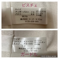 ビスチェ&ロングガードルの画像
