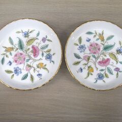 ミントン マーロウ×5枚 ハドンホール×2枚 小皿 ミニプレート 直径9㎝ 合計7枚セット USED MINTON MARLOW HADDON HALL 苫小牧西店の画像