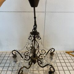 【引取日時限定】　無料　差し上げます　ダイニング照明　シャンデリア③の画像