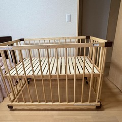[新品、未使用]farska ファルスカベッドサイドベッド03 ナチュラルの画像