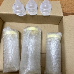 実感哺乳瓶3個セット乳首3個の画像