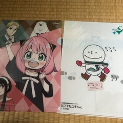 　全て未使用品　コナン　東リべ　ブルーロック　スパイファミリー　サメ　ウインドブレーカー　クリアファイル、下敷き　9枚の画像