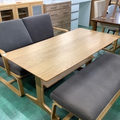 家具ならトレファク吉川店！！   無印良品　ダイニング3点セットの画像