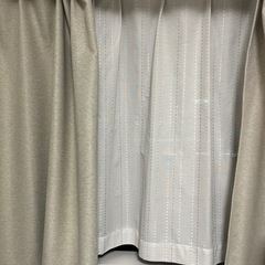 カーテン　レースセット