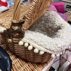 カゴバック　　アンティークの画像