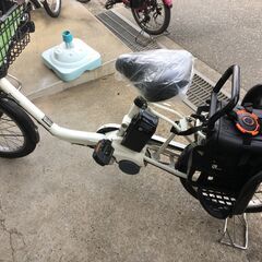 地域限定送料無料　パナソニック　ギュットミニ　子供乗せ　16AH　20インチ　白　キッスミニ　ビッケポーラー　神戸市　電動自転車の画像