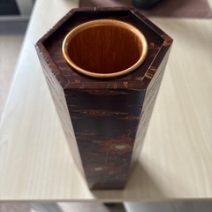 樺細工　花瓶　未使用の画像