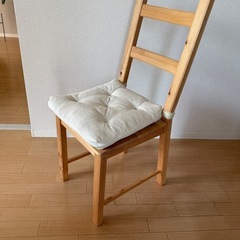 イケア　木製イス　