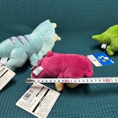 タグ付き トイ.ストーリーひっかけぬいぐるみ3点の画像