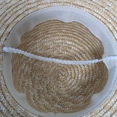 キッズ　麦わら帽子　52cmの画像