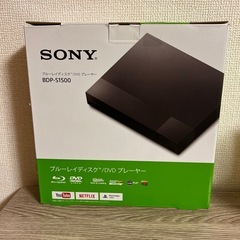 ソニー　BDP-S1500  ブルーレイディスクプレーヤー