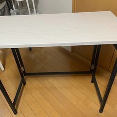 [山善] 折りたたみ デスク 幅80×奥行40×高さ70cm コ...