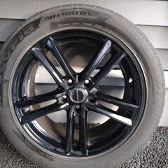 レクサス　LS600h　LS460用　タイヤ・ホイールセット　235/50R18　ブリジストン　バルミナS5　の画像