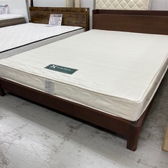 【愛品館 江戸川店 】 シンプルフレーム ダブルベッド Life care（ライフケア）の画像