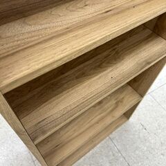 ★ジモティ割あり★TJ11565  棚　家具 ナチュラル H117×D39.5×W59.2 クリーニング済み の画像