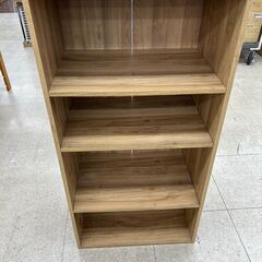 ★ジモティ割あり★TJ11565  棚　家具 ナチュラル H117×D39.5×W59.2 クリーニング済み の画像